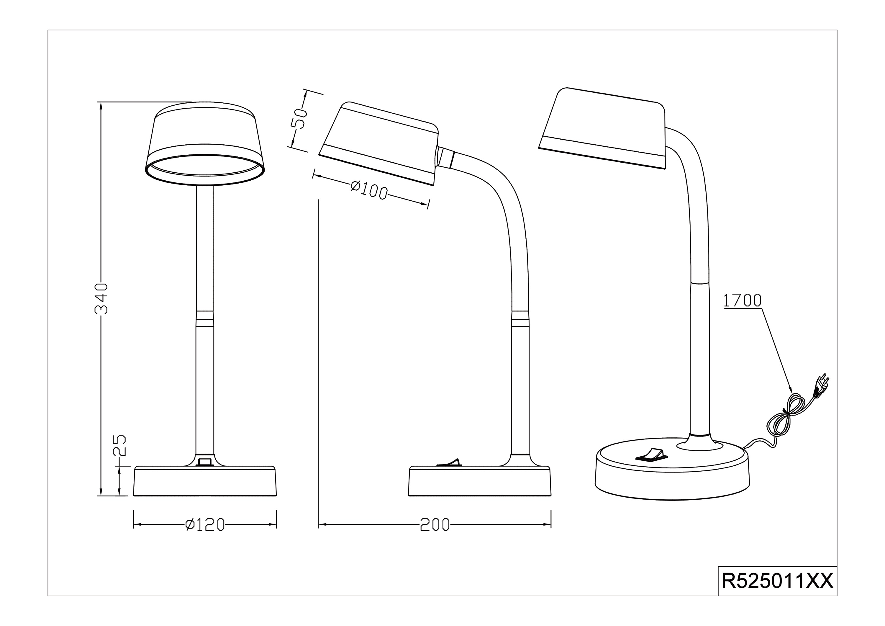 LED-Wohnraumleuchte 4,5W KIKO 3000K 1LED 300lm Konv sw elektr.Trafo m.Schalter
