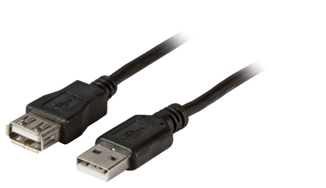 USB-Kabel 3m USB-A Stecker Buchse 4p