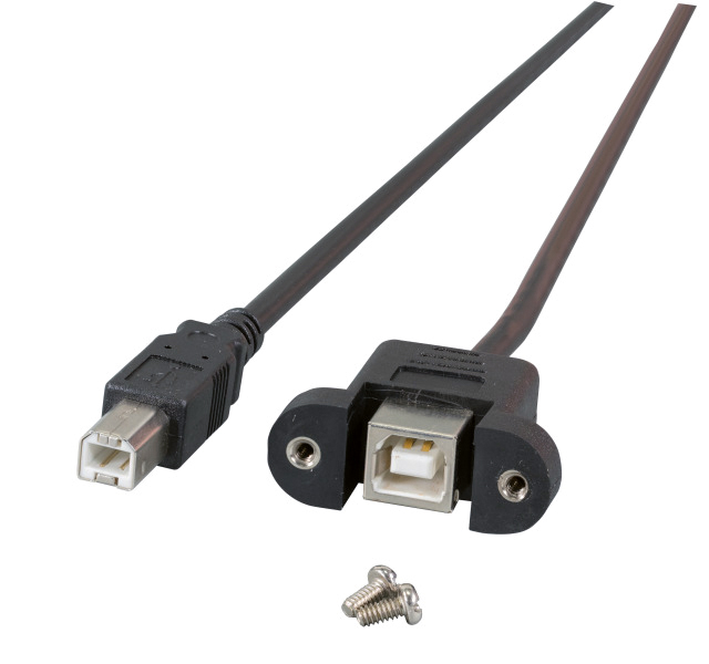 USB-Kabel 0,5m USB-B Stecker Buchse 4p