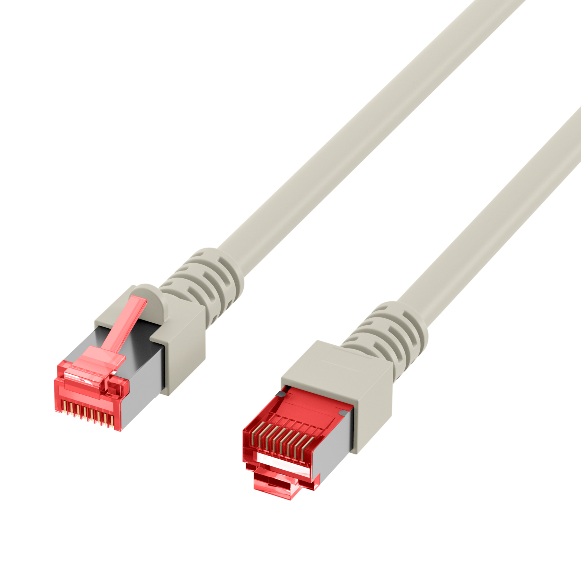 Patchkabel Cat6 0,75m gr S/FTP RJ45 AWG27