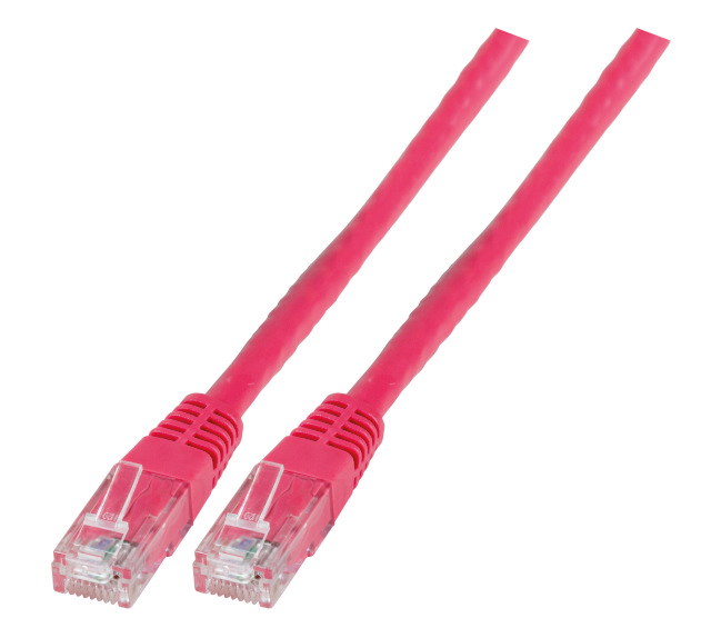 Patchkabel Cat6 30m pi U/UTP RJ45 AWG24 pink