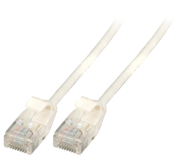 Patchkabel Cat6A 1m sw U/UTP RJ45 AWG30