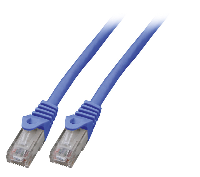 Patchkabel Cat5E 7,5m bl U/UTP RJ45 AWG24