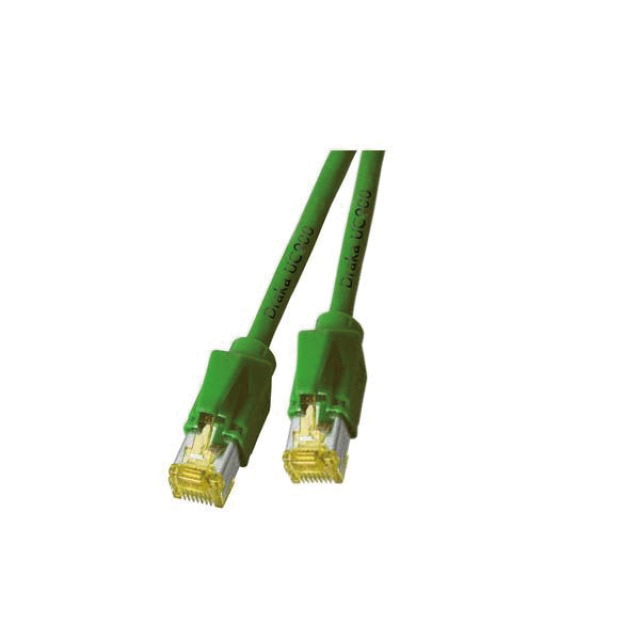 Patchkabel Cat6A 20m gn S/FTP RJ45 AWG27