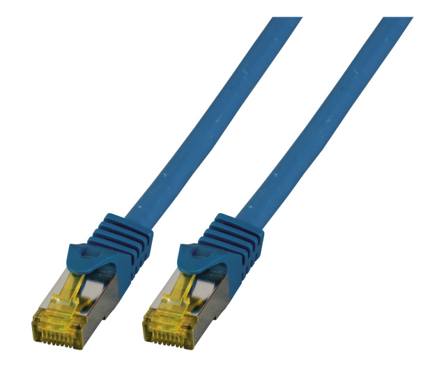 Patchkabel Cat6A 1m bl S/FTP RJ45 AWG26