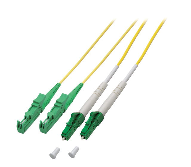 LWL-Patchkabel LC-D/E2000 APC SM OS2 10m ge