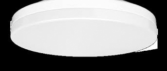 LED-Kunststoffleuchte Turas 34W 4000K ws 4332lm Konv IP40 Ø500x76mm