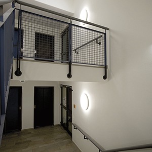 LED-Kunststoffleuchte Turas 34W 4000K ws 4332lm Konv IP40 Ø500x76mm