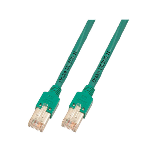 Patchkabel Cat5E 15m gn F/UTP RJ45 AWG26