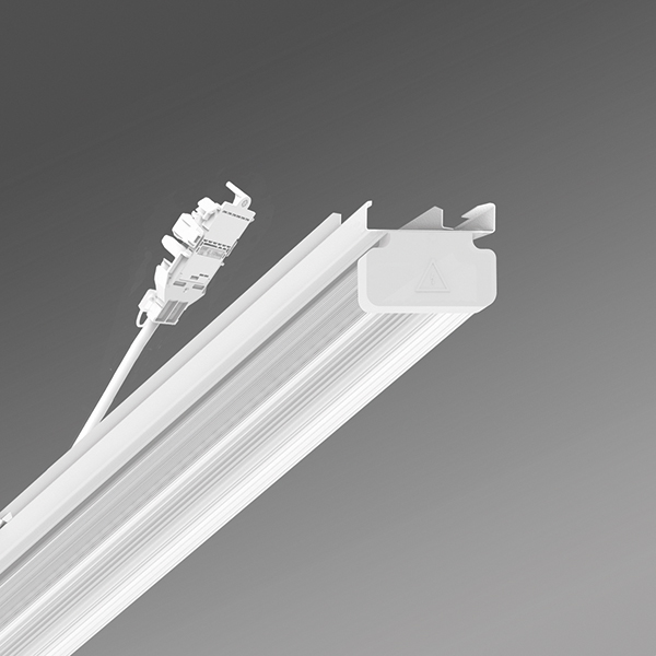 LED-Geräteträger 42W 3000K 6975lm 1LED Konv elektr.Trafo IP20 ws 63x1531x54mm