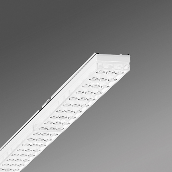 LED-Geräteträger 53W 3000K 9049lm 1LED Konv elektr.Trafo IP64 ws 55x1531x37mm