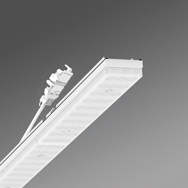 LED-Geräteträger 37W 3000K 5290lm 1LED Konv elektr.Trafo IP64 ws 55x1531x37mm