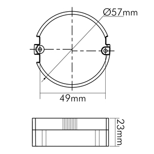 LED-Trafo 5-8W 350mA 22V IP20 Kstgeh dyn