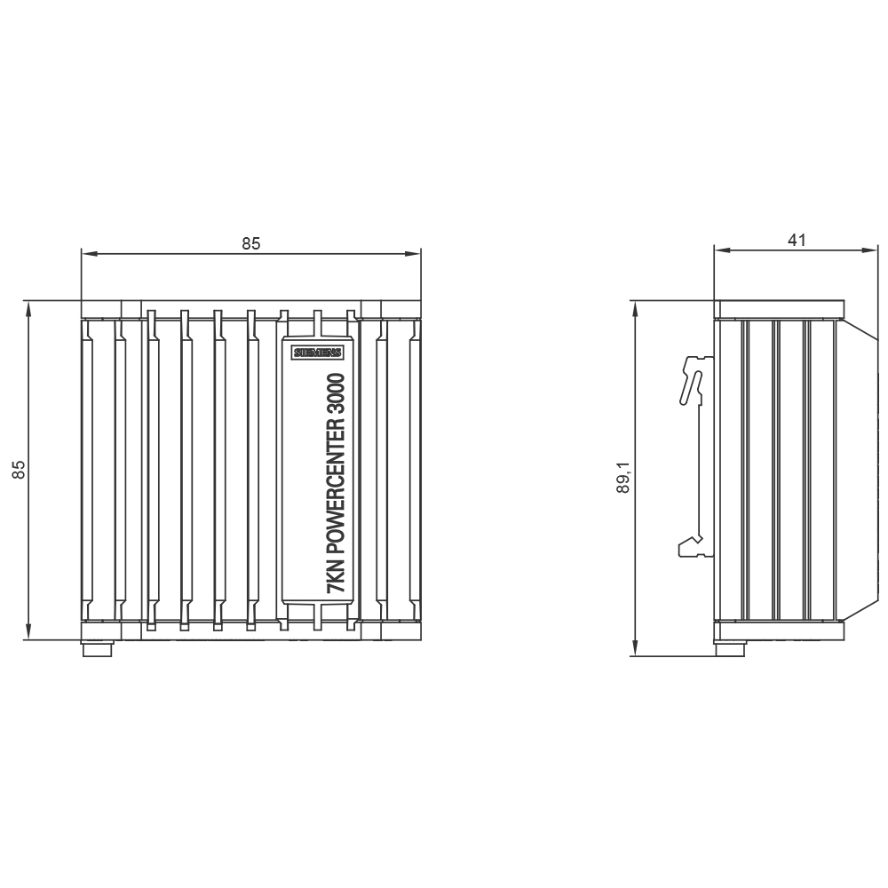 Datenschnittstelle 5TE Modbus Eth LED m.LED-Anz