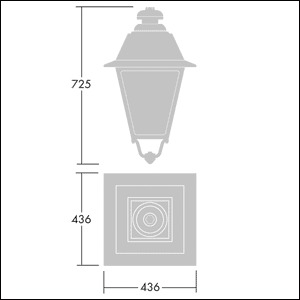 LED-Straßenleuchte 27,5W Stahldr 2700K 2425lm sw EVG Alu Gl_tr IP66 II