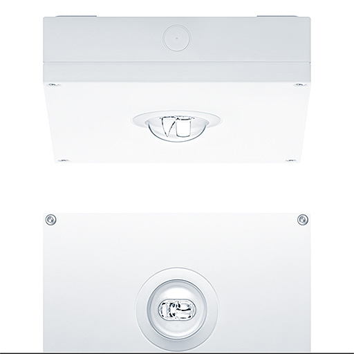 LED-Sicherheitsleuchte 3,2W 4000K 296lm IP65 1LED Deckenanb ÜberwBaust dezentr