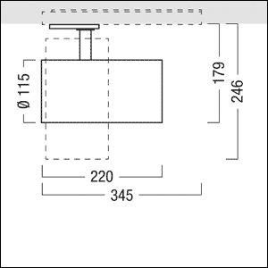 LED-Schienenstrahler 41W VIVO II 4000K 4000lm Konv 1LED Alu IP20 ws mt 3Ph