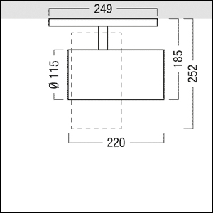 LED-Schienenstrahler 32W VIVO II 4000K 3200lm Konv 1LED Alu IP20 sw mt 3Ph