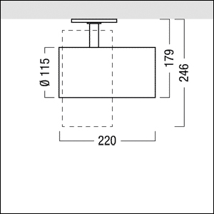 LED-Schienenstrahler 32W VIVO II 3500K 3200lm Konv Dimmung DALI 1LED Alu IP20
