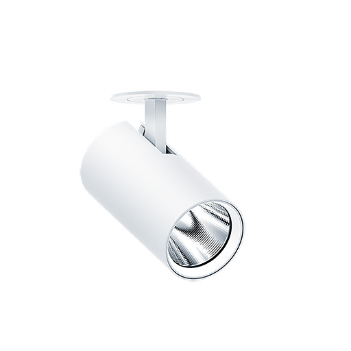 LED-Einbaustrahler 43W VIVO II 3000K Alu 4300lm Konv 1LED IP20 ws mt Ø/EB68mm