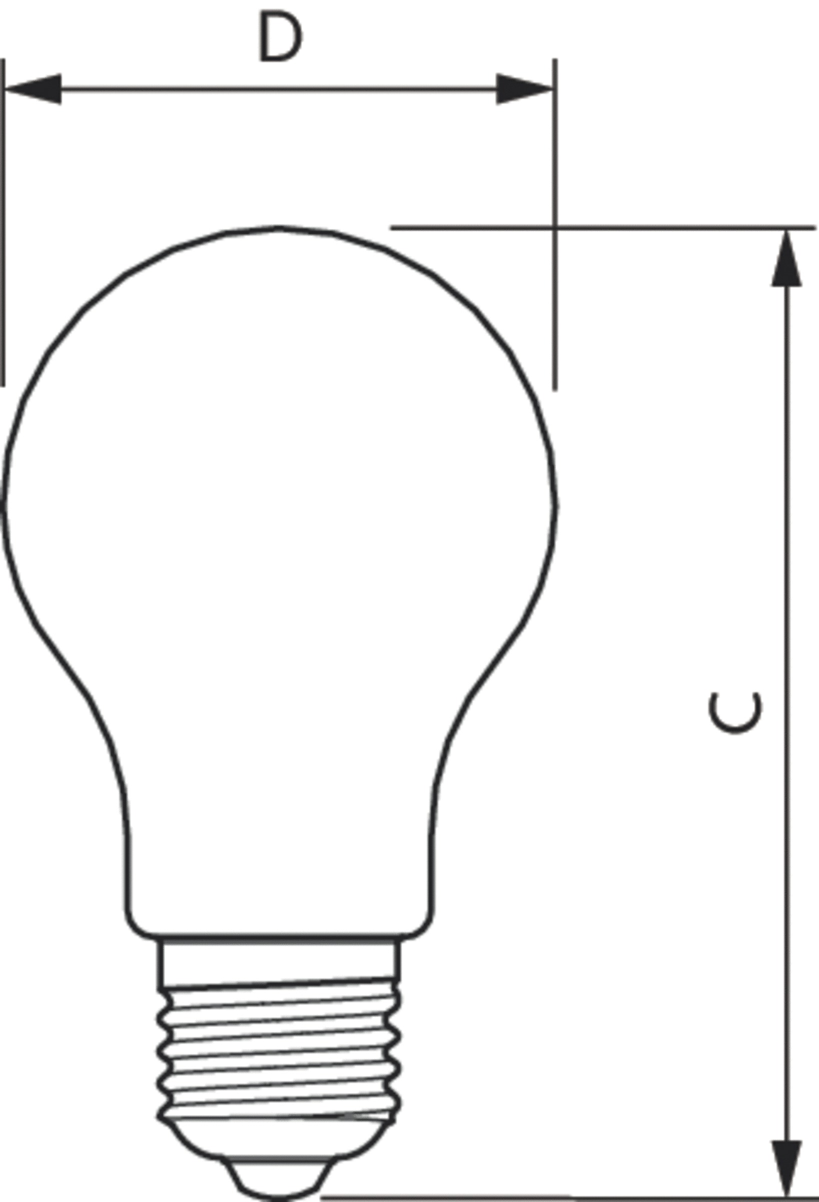 LED-Lampe FM E27 A60 10,5W D 2700K ws AC 1521lm kl Filamentlampe Ø60x104mm