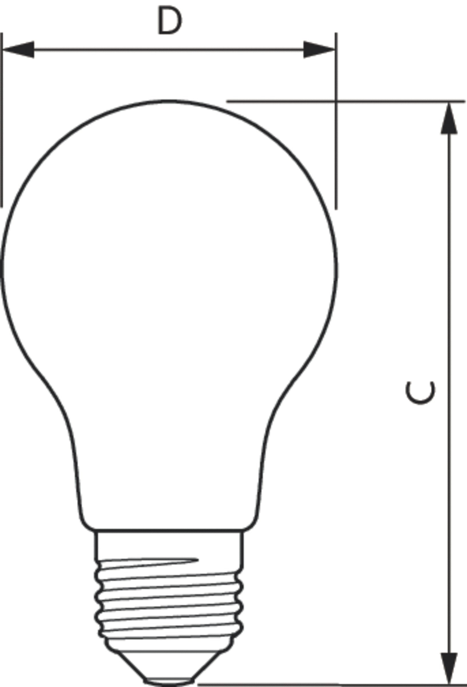 LED-Lampe FM E27 A60 8,5W E 2700K 1055lm Filamentlampe ws mattiert AC Ø60x104mm