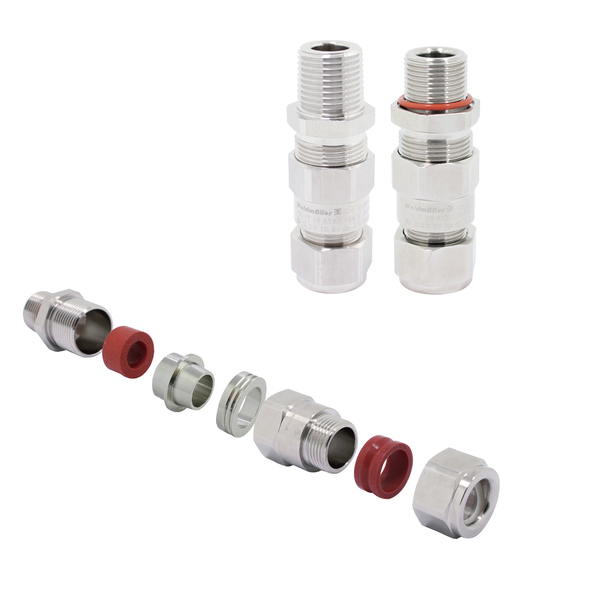 Kabelverschraubung NPT 25,4mm(1) V4A si unbeh 1Zoll Edelstahl (V4A) IP66 ger