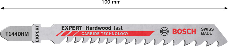 Stichsägeblatt Holz 100mm Geeignet für Holz