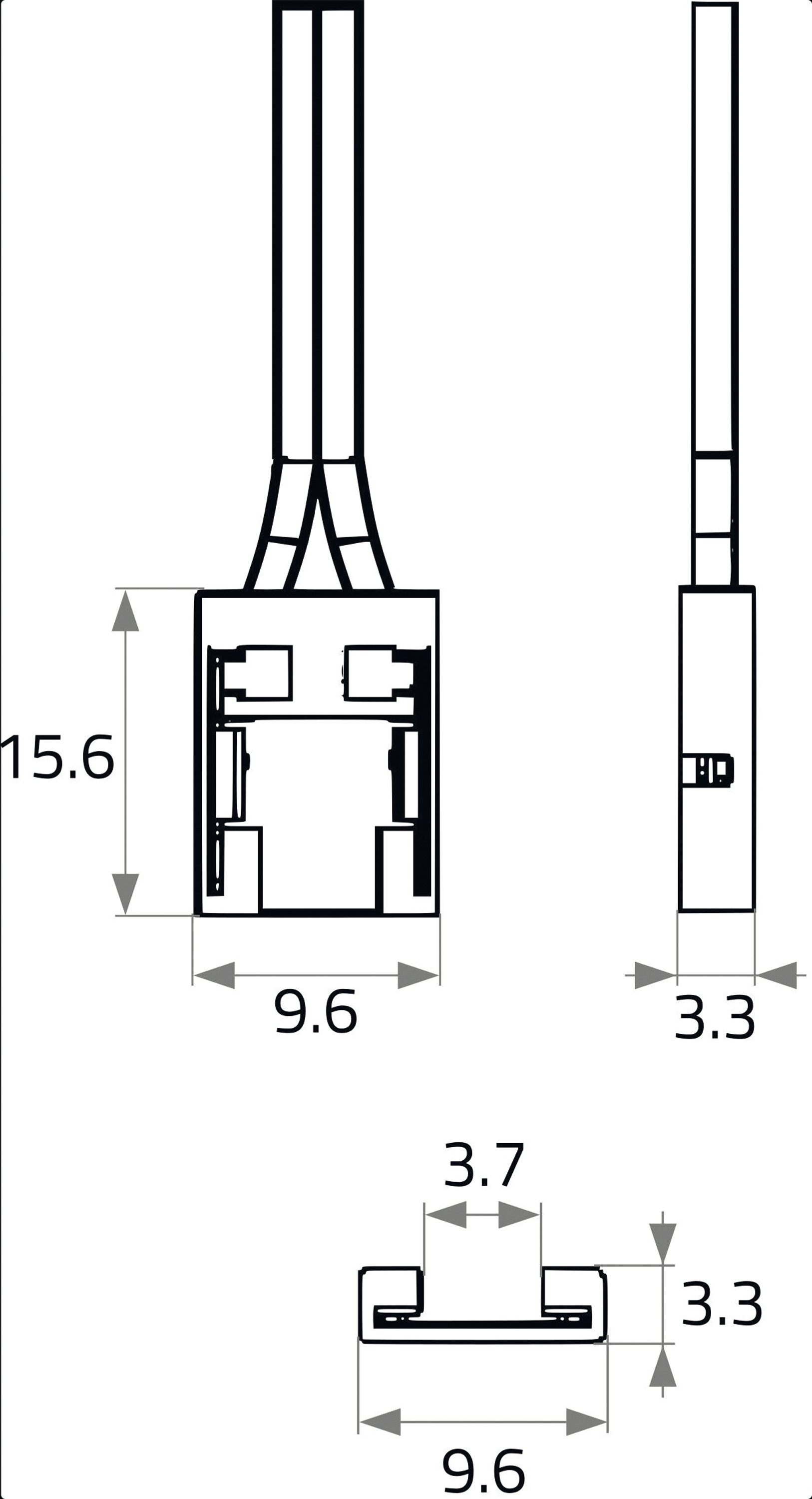 End-Einspeisung ws 15,6mm