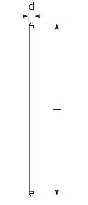 LED-Röhrenlampe G13 20W 4000K 3100lm D opal ws 160° AC Ø27,8x1500mm 220-240V