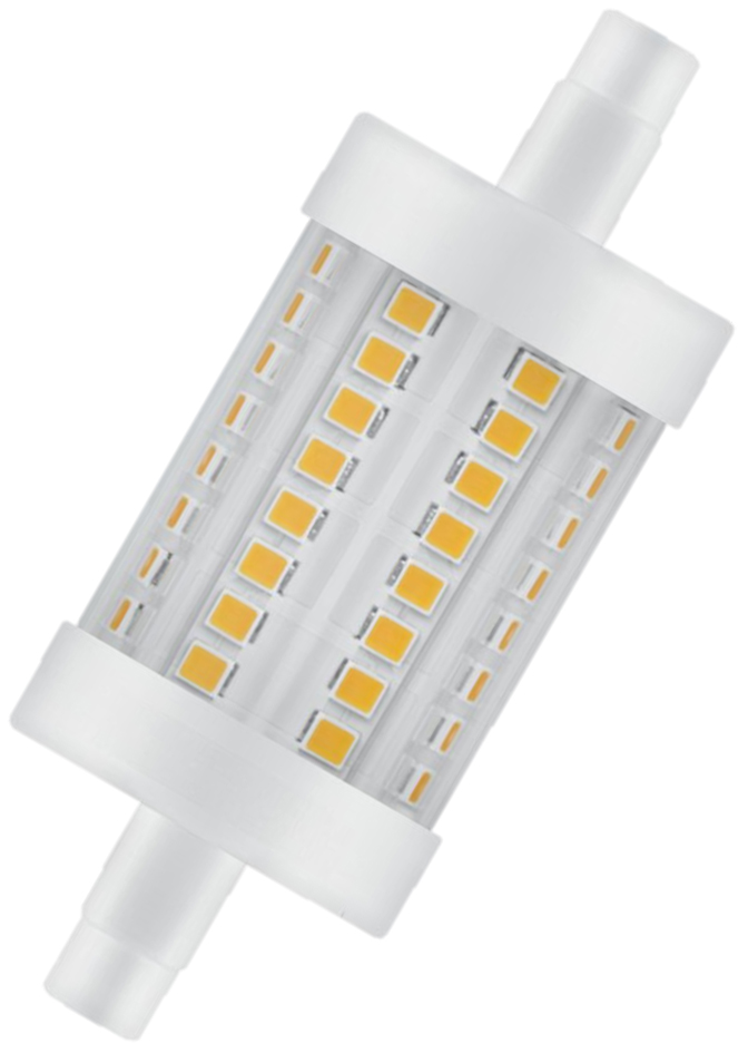 LED-Röhrenlampe R7s 7W 2700K 806lm E kl 300° ws AC Ø29x78mm 220-240V