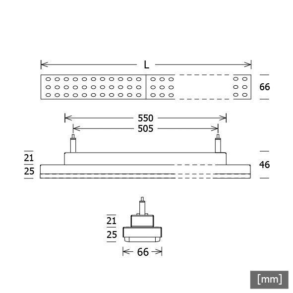 LED-Pendelleuchte 18,7W 3000K 2450lm sw Konv sym 1LED LED nicht austauschbar