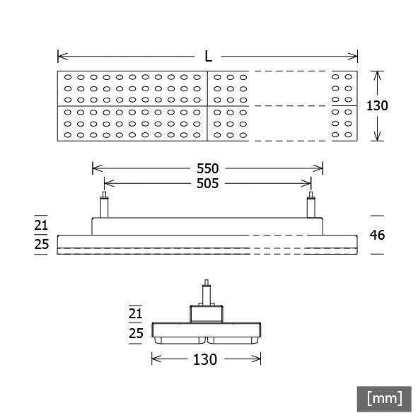 LED-Pendelleuchte 44,1W 4000K 6760lm si Konv sym 1LED LED nicht austauschbar