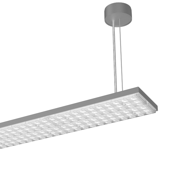 LED-Pendelleuchte 44,1W 4000K 6690lm si Konv 1LED LED nicht austauschbar asym