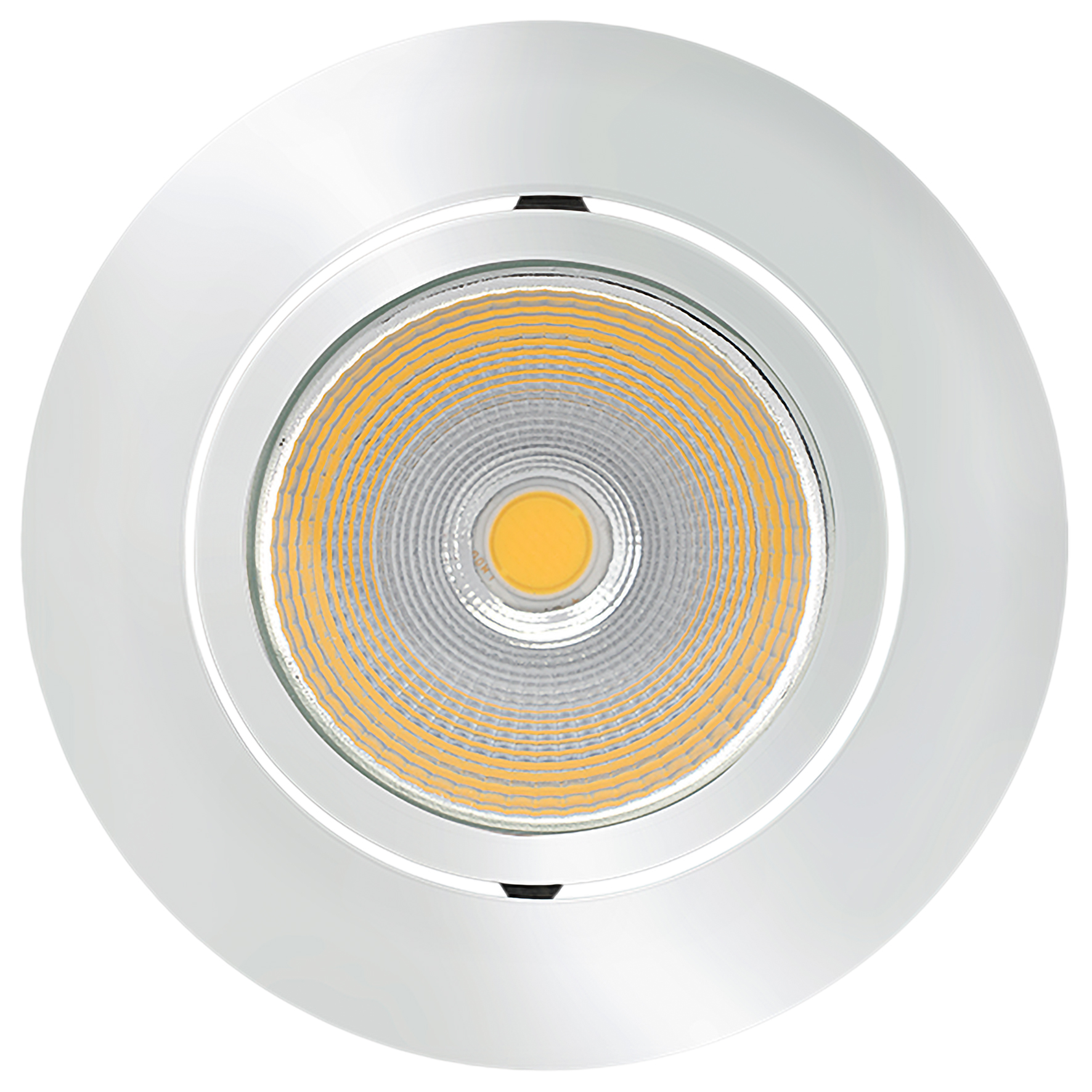 LED-Einbaustrahler 7,5W 2700K Konv chr glz IP40 1LED Alu RF:hochglänzend