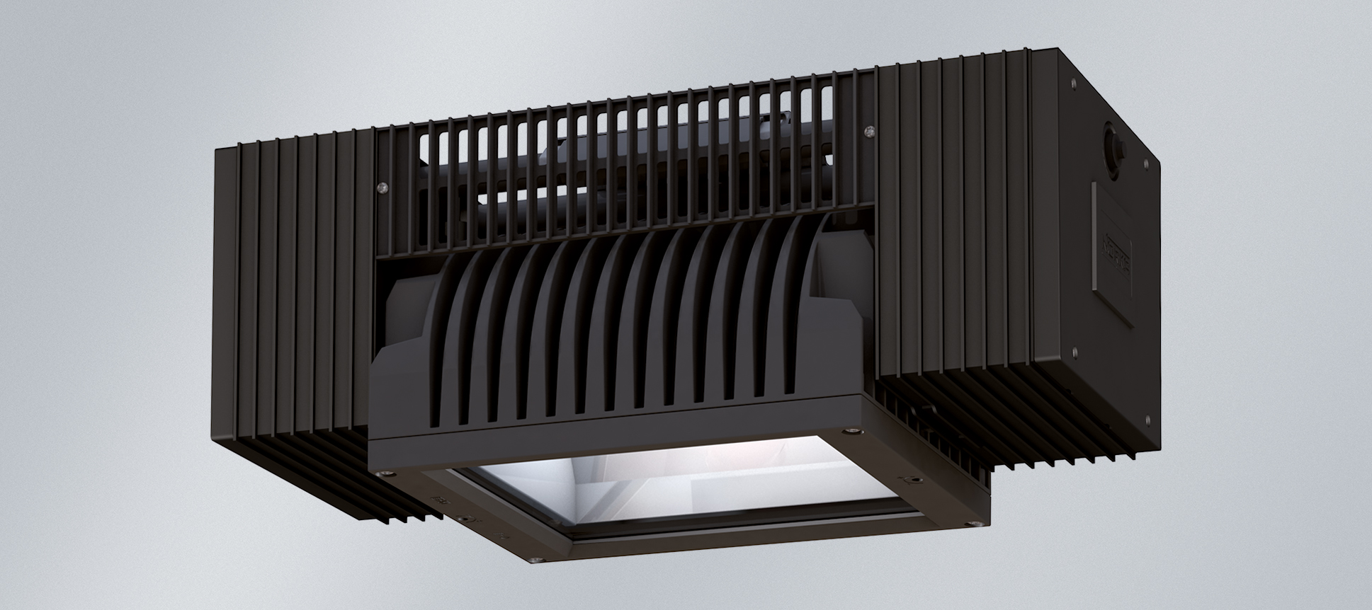 LED-Anbaustrahler 95W 4000K 15100lm Konv DALI Dimmung DALI-2 2LEDs Kst IP65 sw mt