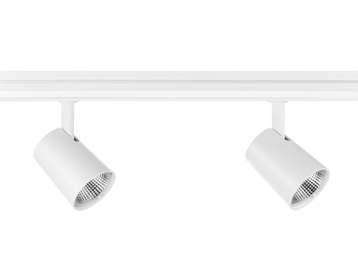 LED-Schienenstrahler 49W StoreFit 3000K 2700lm Konv 2LEDs Alu IP20 ws gebürstet