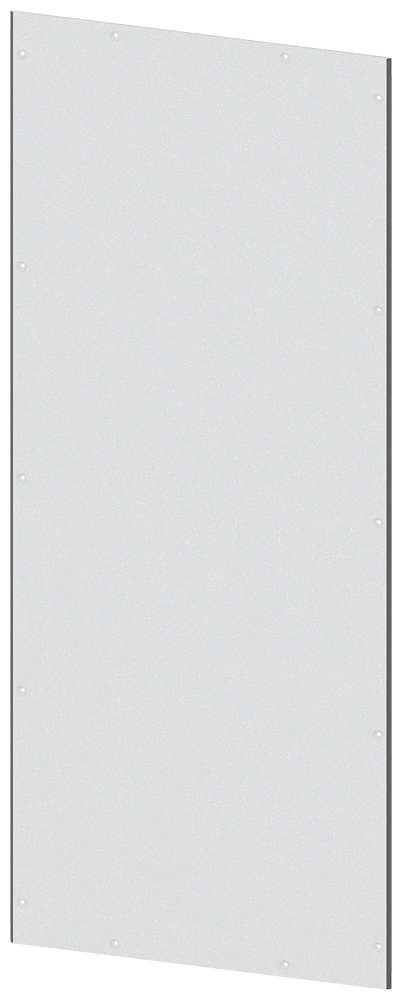 Seitenwand ST 0,9mm RAL7035 pulverbesch