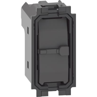 Jalousieschalter Modulträ sw mt IP20 Wippe 1p