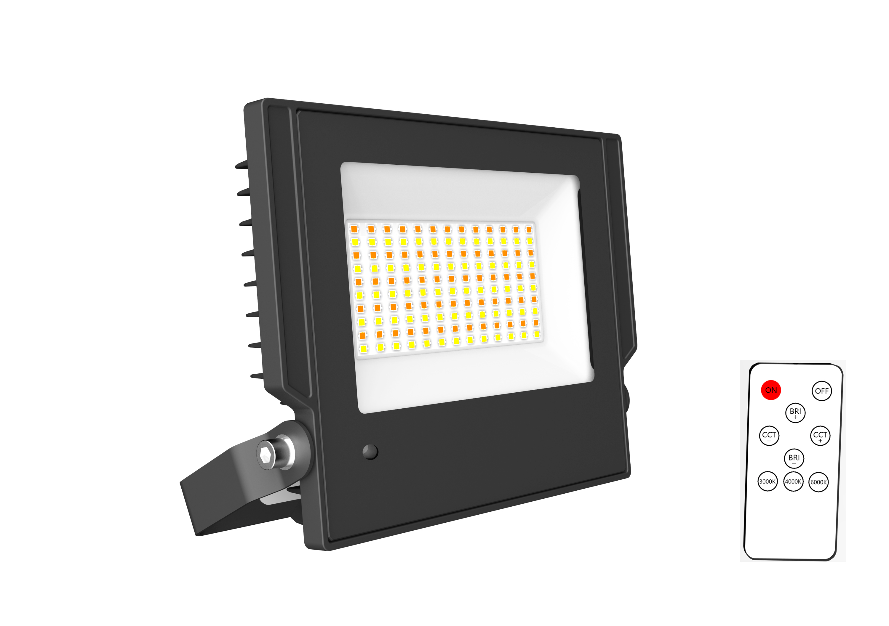 LED-Anbaustrahler 30W MILU 3000-6000K gr 3000lm Konv 1LED Alu IP66 mt Direktans