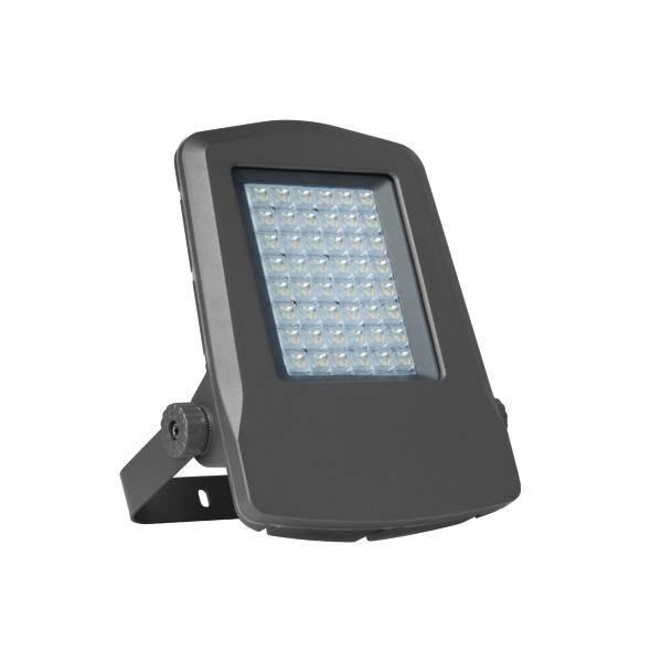 LED-Anbaustrahler 50W MATRIX 3000K 1LED 8036lm Konv Alu IP66 titan mt Direktans