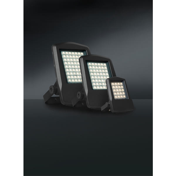 LED-Anbaustrahler 50W MATRIX 3000K 1LED 8036lm Konv Alu IP66 titan mt Direktans