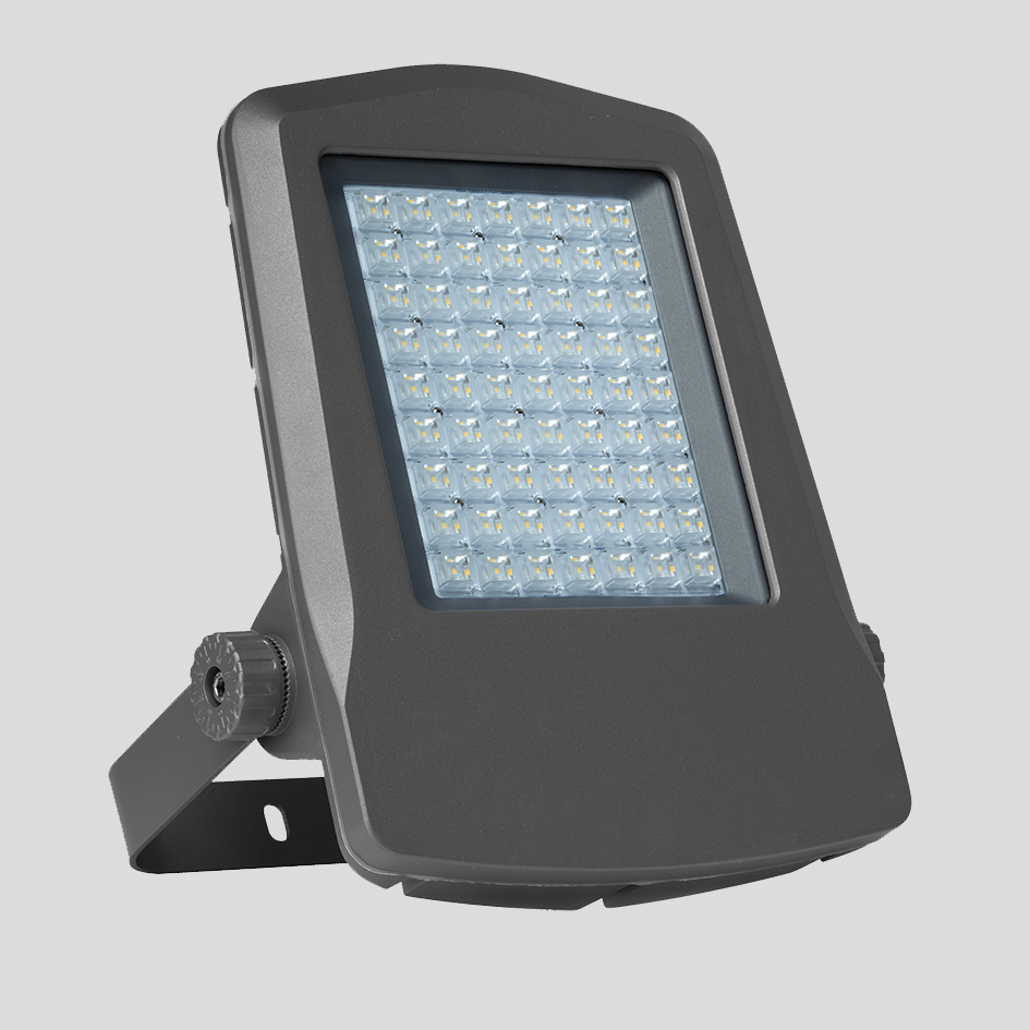 LED-Anbaustrahler 50W MATRIX 3000K 1LED 8036lm Konv Alu IP66 titan mt Direktans