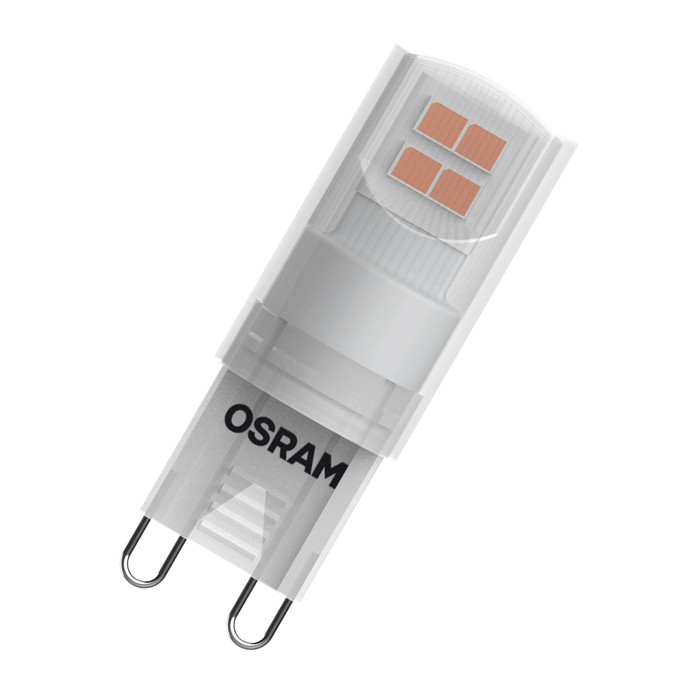 LED-Röhrenlampe G9 1,9W 2700K 180lm F ws mattiert 300° AC Ø15x46mm 220-240V