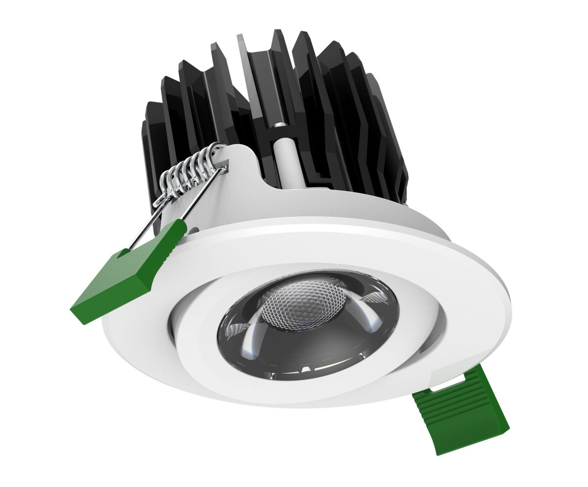 LED-Einbaustrahler 7,2W CoreLine 3000K 750lm Konv Dimmung 1-10 V 1LED Alu IP44