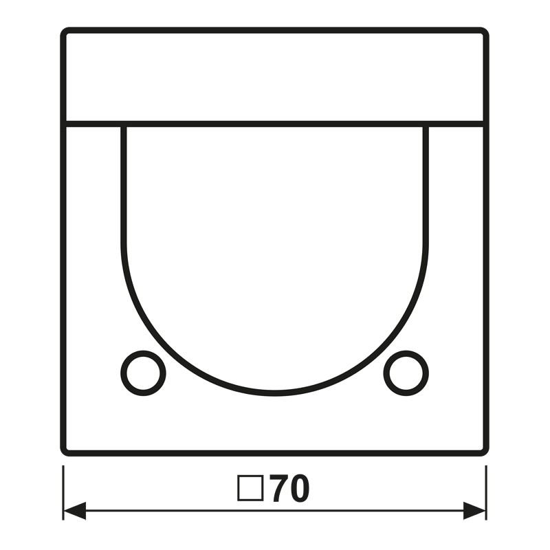 Bewegungsmeldersensor UP UP 180° alu 2,2m IP44 HLK-Ansteuerung Vernetzbar