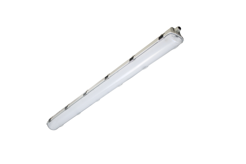 LED-Feuchtraumleuchte 24W 4000K 3650lm gr Konv IP66 1455x95x84mm