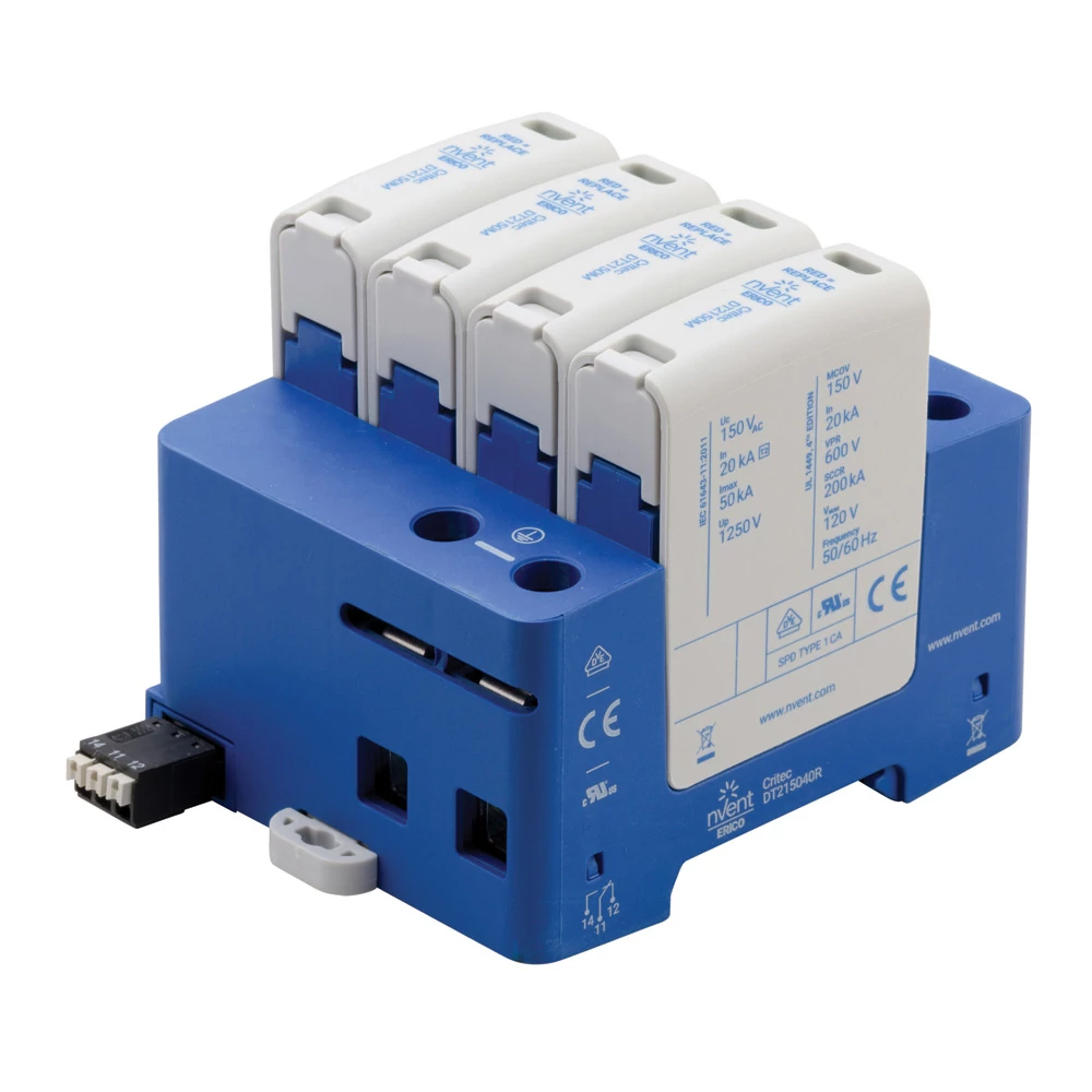 Überspannungsableiter IT 1,75kV 4TE 20kA TN/TN-CNetzform- 277VAC Hutschiene TH35