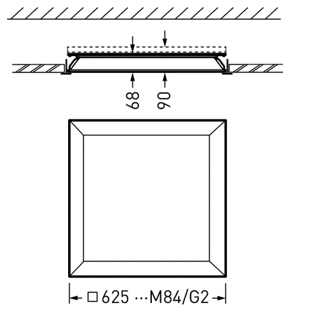 Dekorelement ws ST L623mm H72mm