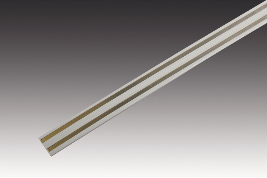 Stromschiene 1ph 1500mm ws 24V Kst 16x3,2mm rechteck